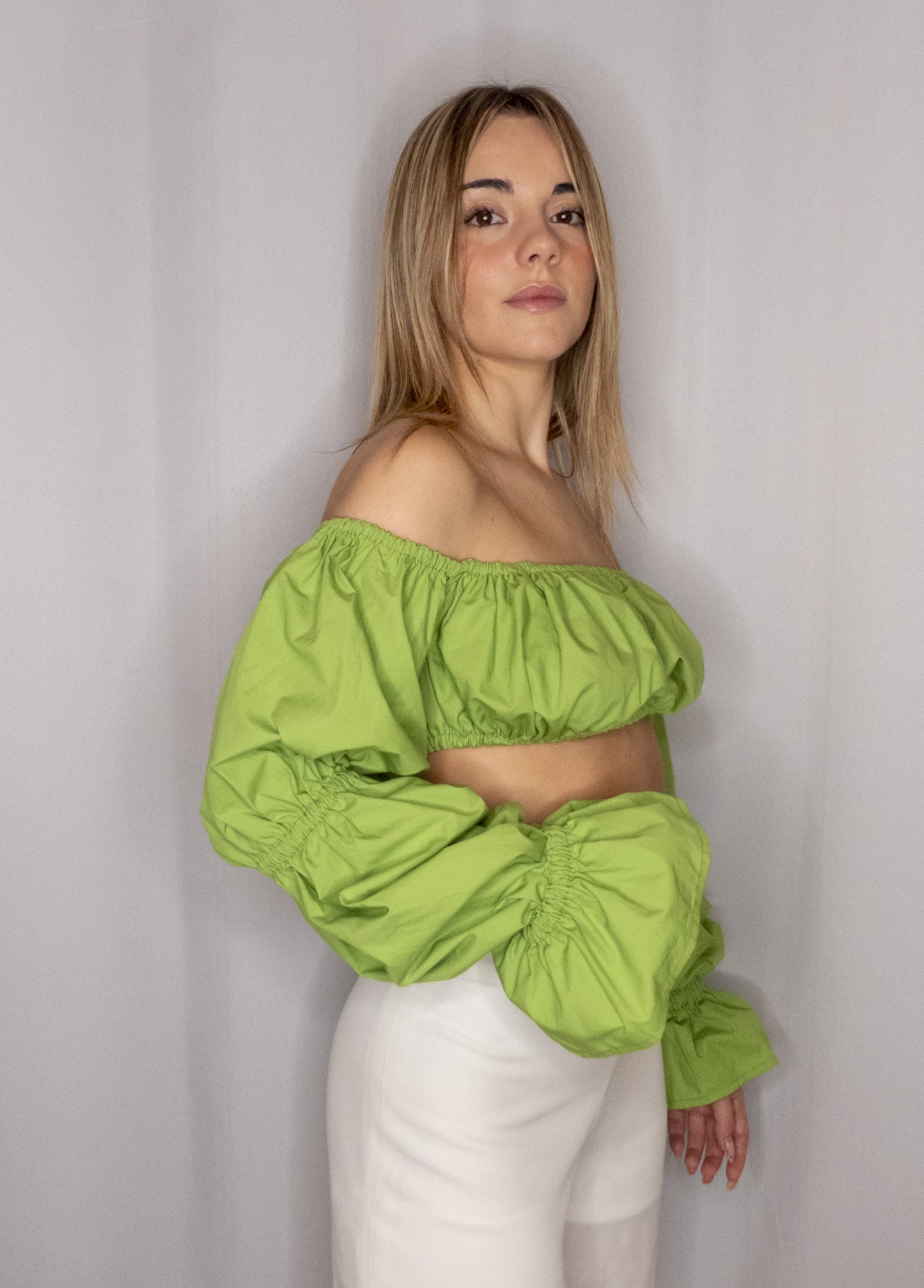 Top A Fascia Verde