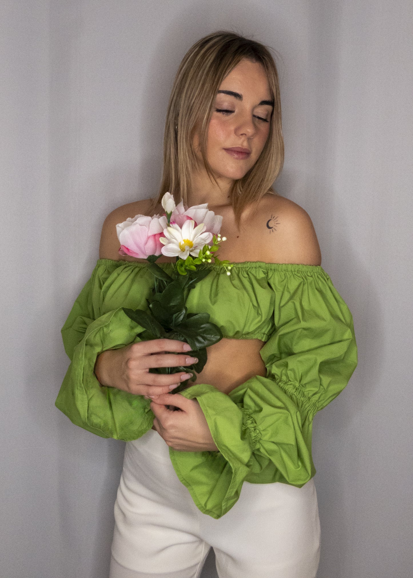 Top A Fascia Verde
