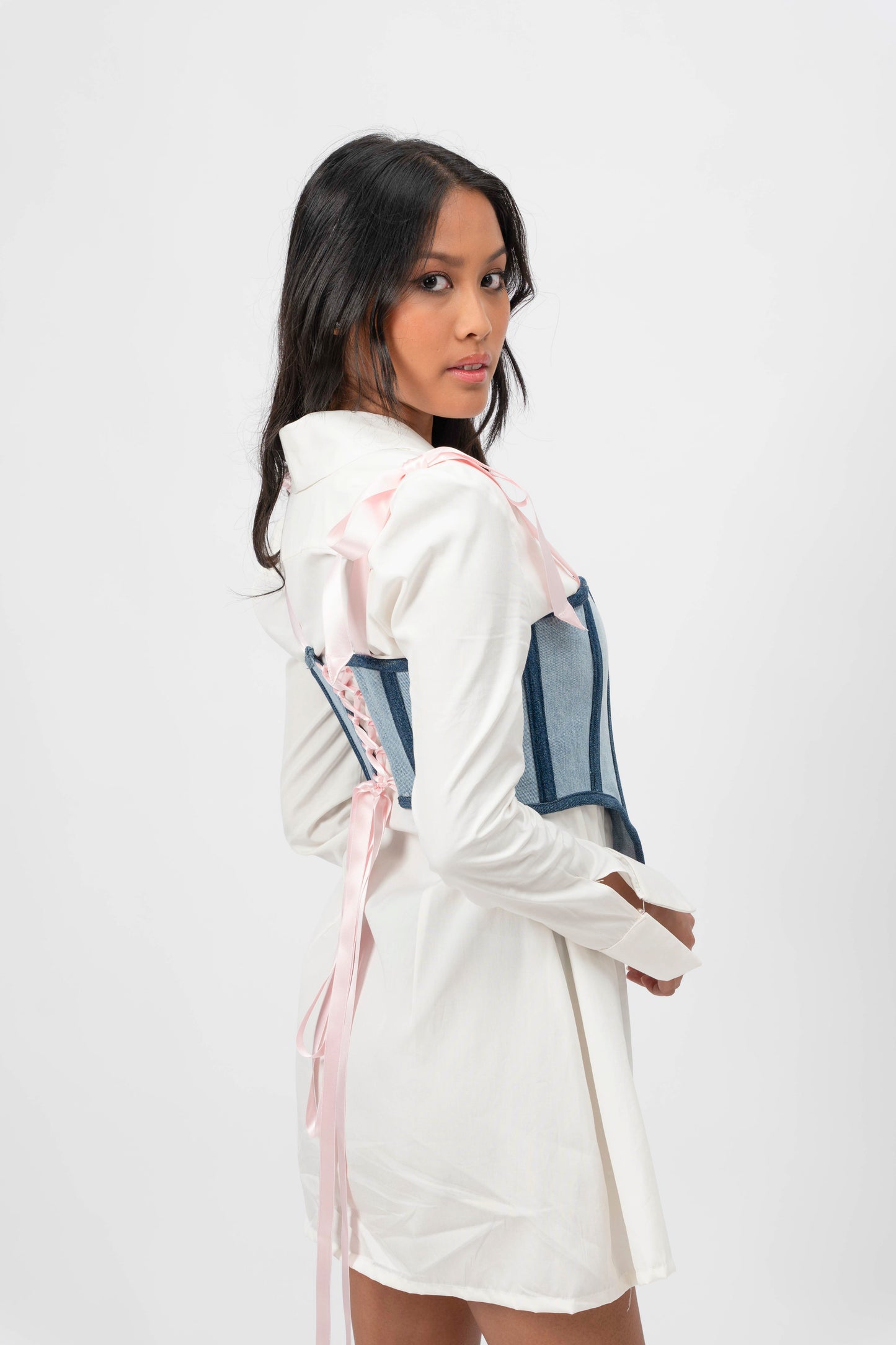 Corsetto in denim