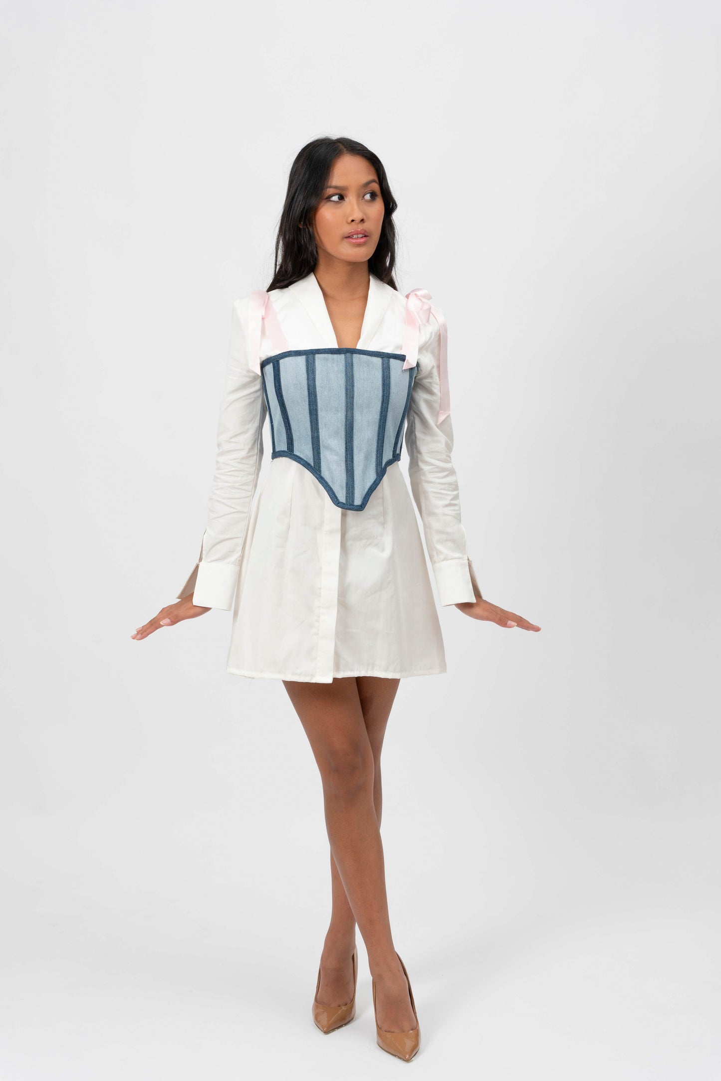 Corsetto in denim