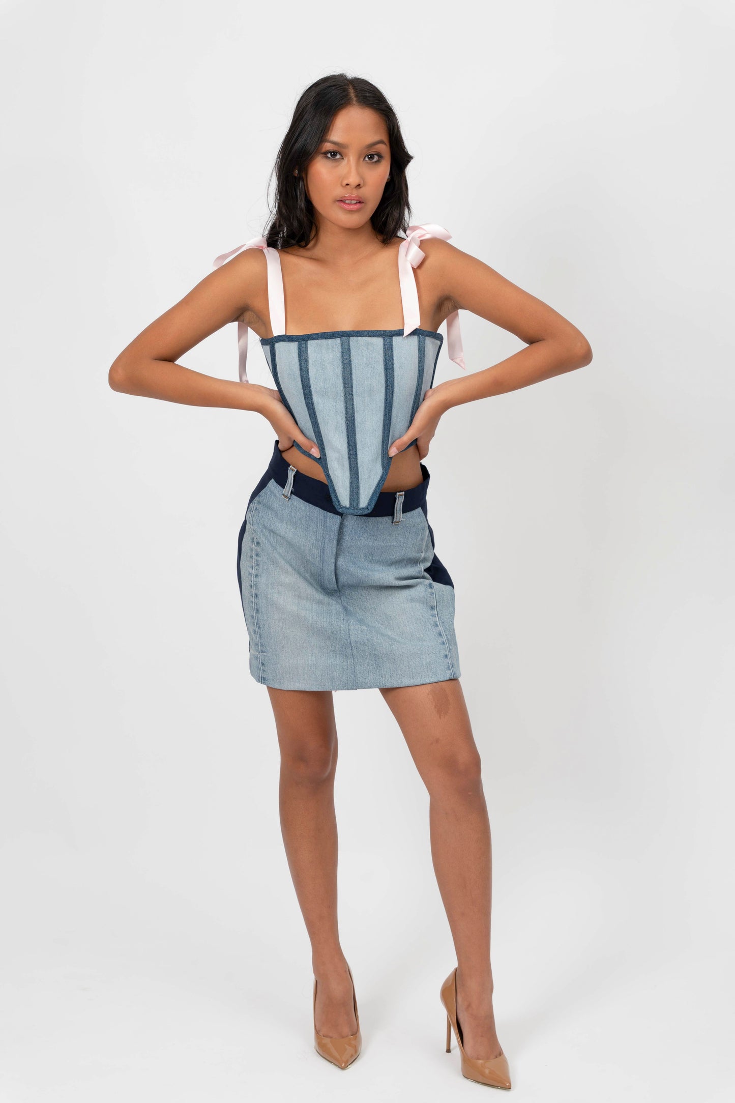 Corsetto in denim