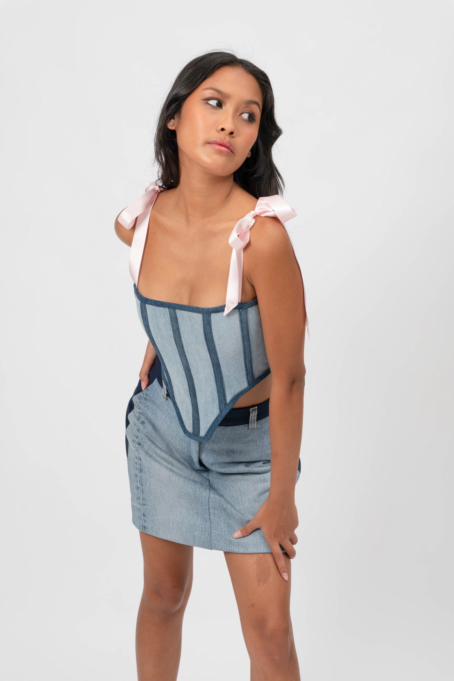 Corsetto in denim