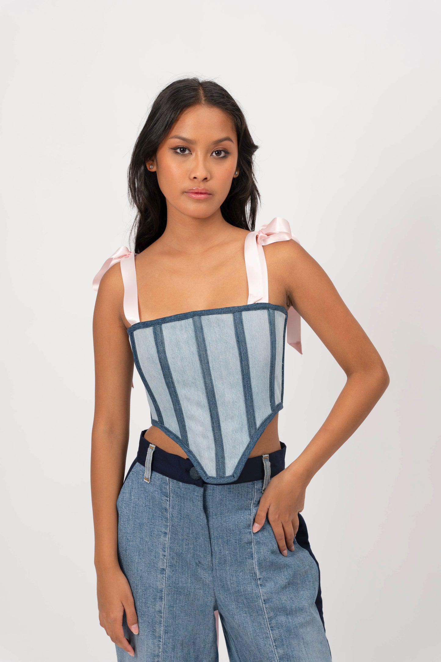 Corsetto in denim