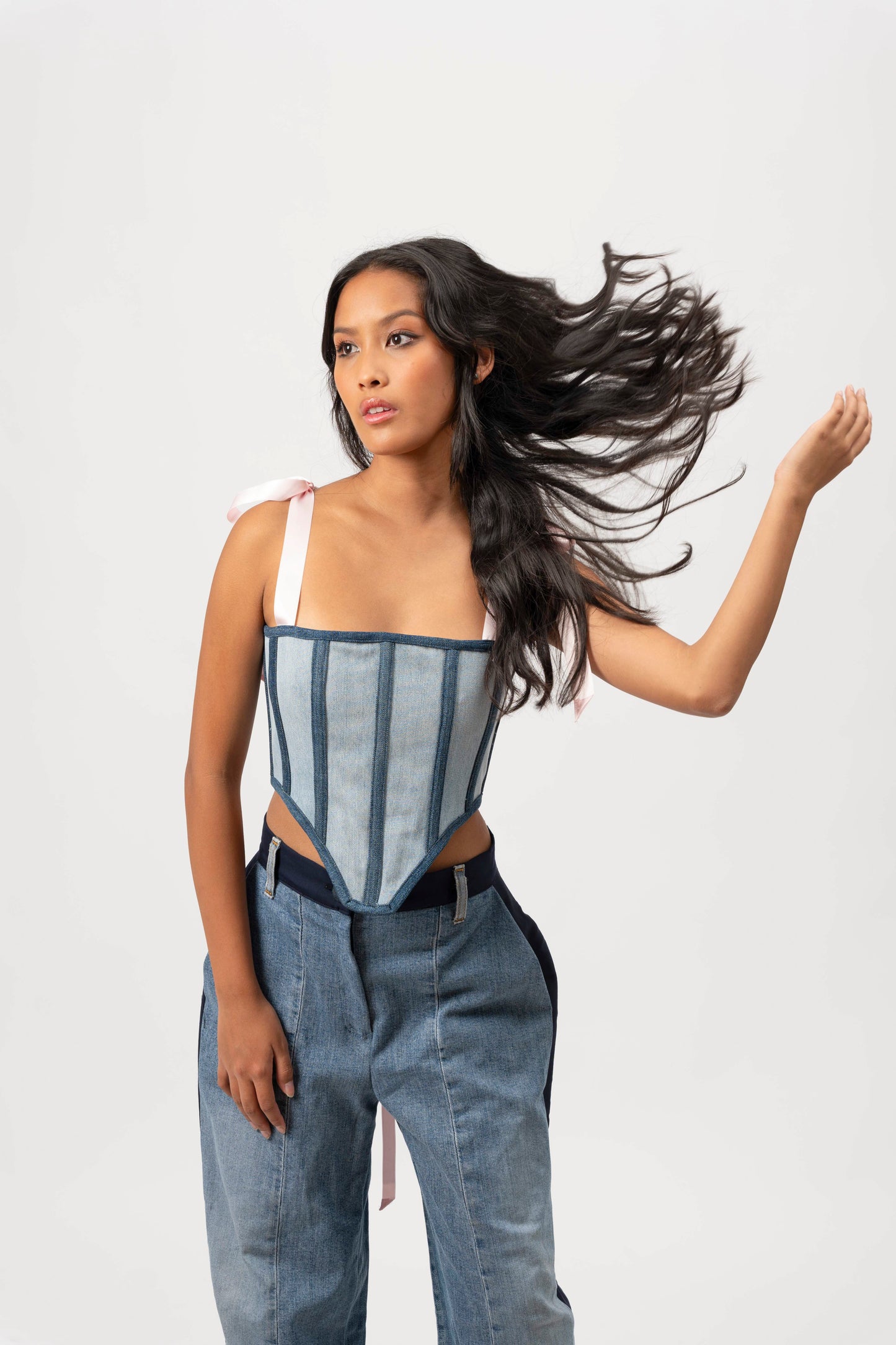 Corsetto in denim